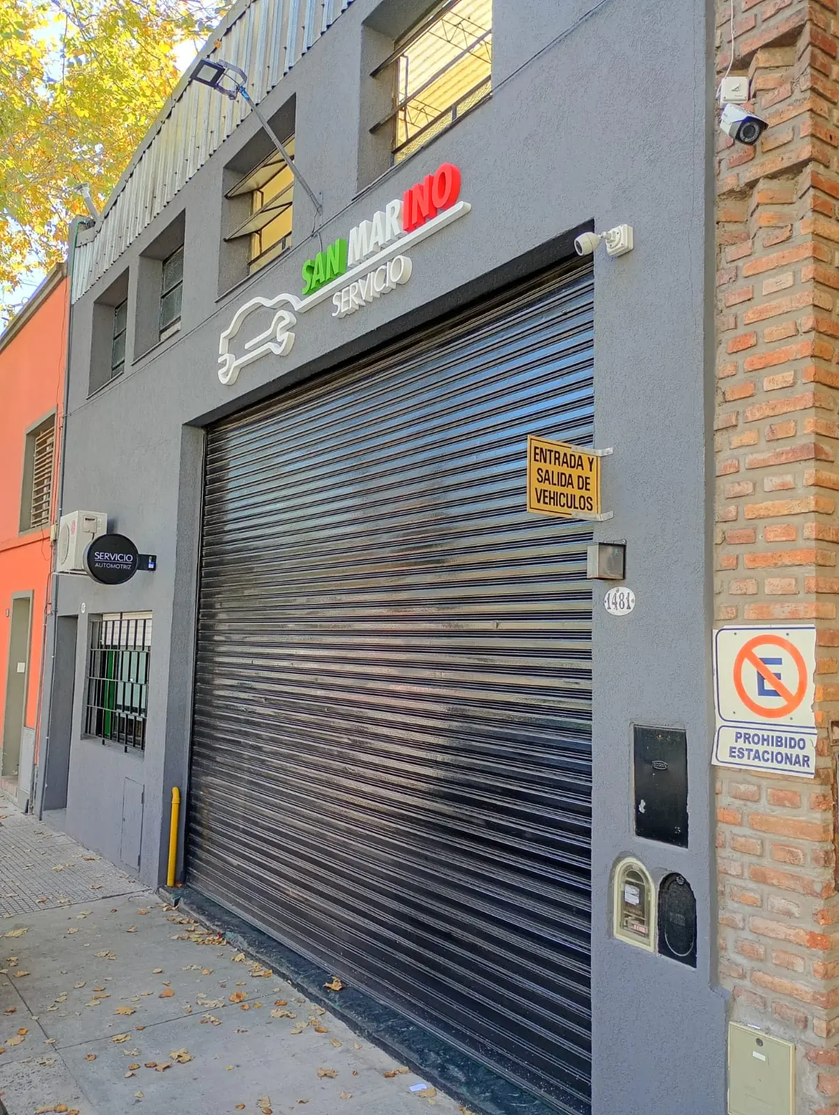 Fachada Taller San Marino